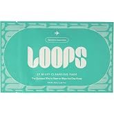LOOPS Milky Cleanser - Korean Skincare Facial Cleansing Pads for Travel 12 | Deep cleansing &amp;hydrating, facial cleansing pads with milky cleanser,pre soaked bamboo, biodegradable, dermatologist approved