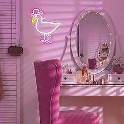 DREAMFORT Cowboy Duck Neon Sign,Duck Neon Signs