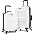 Samsonite Omni PC Hardside Expandable Luggage with Spinner Wheels, White, 2-Piece Set (20/24)