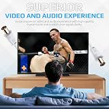Keple TV Aerial Cable 1m Coaxial Extension Lead with Male Connector view 4