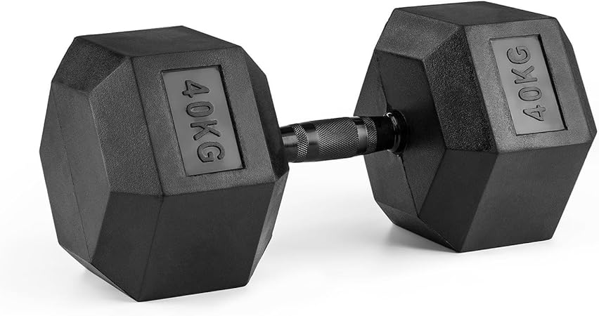 CapitalSports Hexabell Mancuerna Hexagonal (Pesa Corta de 40 kg ...