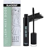 Lash Next Door Water Resistant Mascara Black Volume and Length - No Clump Volumizing Mascara for Thickening and Lengthening - Smudge Proof Lashes by Brooklyn and Bailey (1 Pack)
