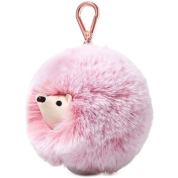 Bath And Body Works Pocketbac Hand Sanitizer Holder Pink Hedgehog Pom Pom