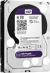 Western Digital WD Purple 6TB Surveillance Hard Drive 24/7 4K NVR DVR view 2
