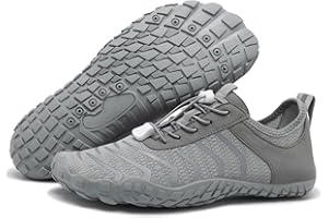 Barezoey 2025 New Hiking Barefoot Shoes Womens Mens Footwear,Wide Toe Box Water Shoe for Women Men,Zero Drop Comfortable & Non-Slip Barefoot Vitality Shoe Women's Athletic Footwear for Walking Hiking