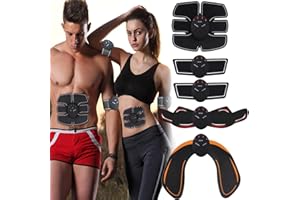 TENS AND MUSCLE STIMULATOR, AB Stimulator, Abdominal Toning Trainer, Abs Workout Equipment, Ab Sport Exercise Belt for Men an