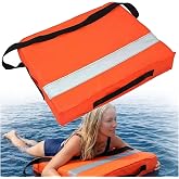 Boat Throwable Flotation Device, Universal Floating Foam Cushion, Throwable Boat Cushion, Type IV BoatCushion, Portable Waterproof Marine Throw Cushions for Fishermen Kayakers Water Sports Teams
