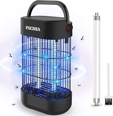 fochea lampara anti mosquitos uv mata mosquitos electrico mosquitos killer para mosquitos insectos moscas polillas interior exterior 14 w