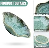 CavspkArt Ceramic Jewelry Dishes Green Vintage Blue 11x3cm view 3