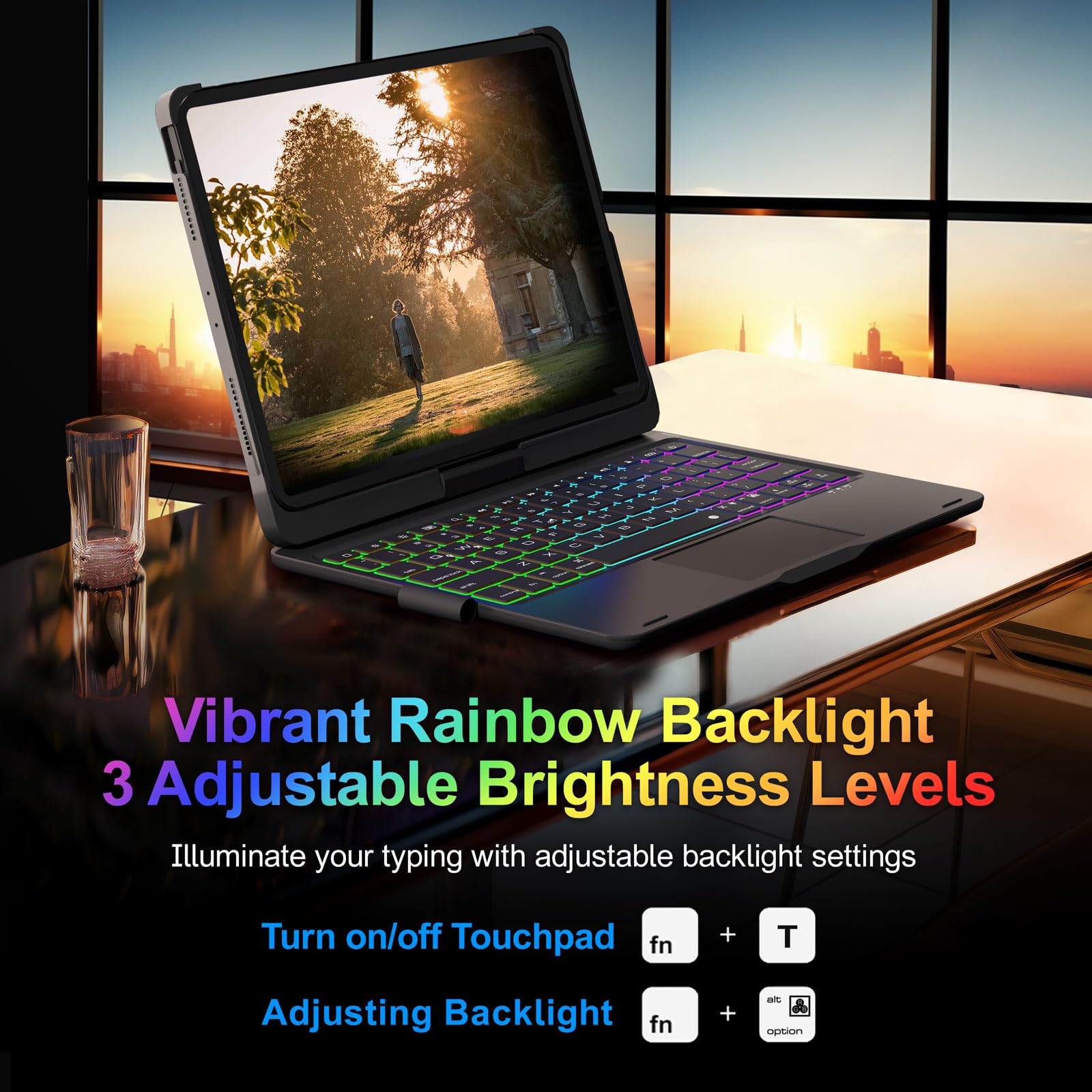 Baisla iPad 10th Generation Case with Keyboard 10.9