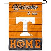 College Flags & Banners Co. Tennessee Volunteers Welcome To Our Home Double Sided Garden Yard Flag