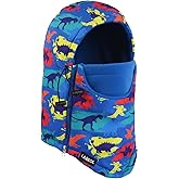 Labeol Kids Balaclava Winter Hat Ski Mask Windproof Thick Warm Fleece Face Cover with Adjustable Zippers for Boys Girls
