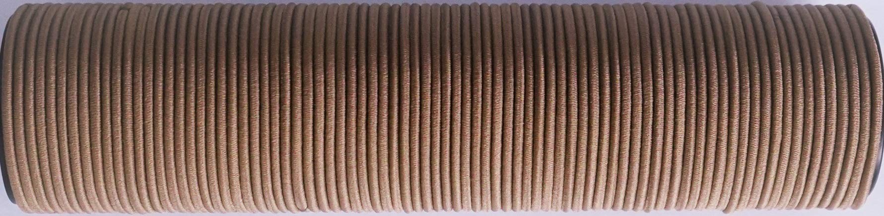 100 Pcs Crazy Bobble® Premium Non-Metal Hair Elastic Hair Bands 2mm, Bulk Hair Ties, Ponytail Holders For Adults and Kids (Light Ash Brown)