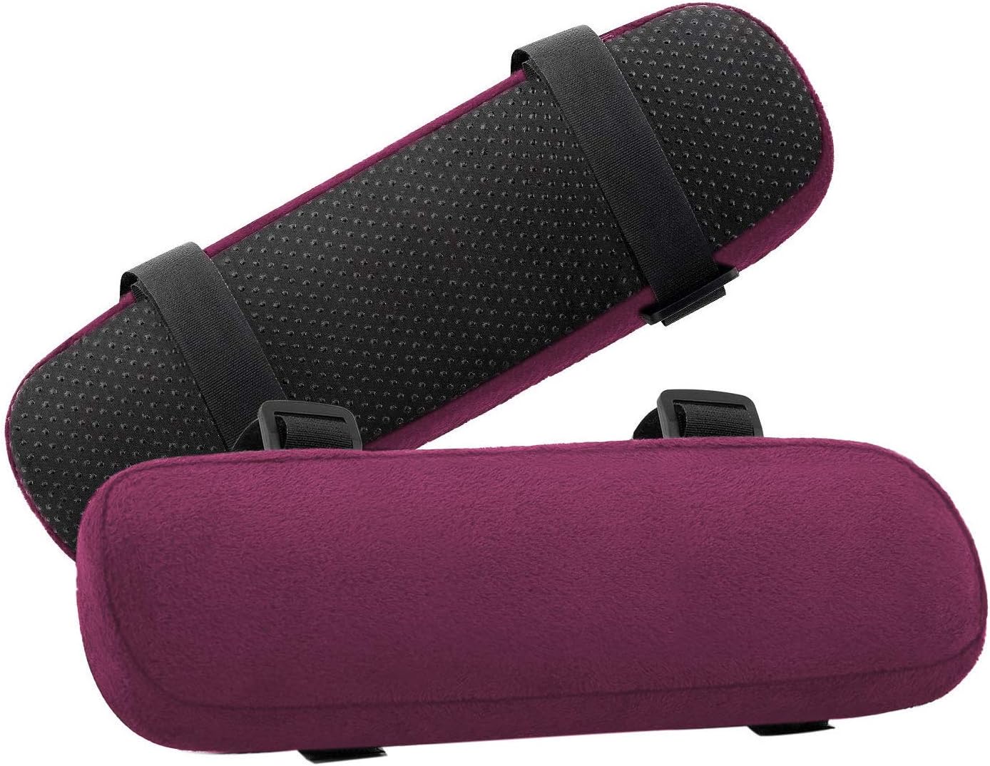 MOSISO Chair Armrest Pads (2 Pack), Memory Foam Home/Office Chair Arm Cover Comfy Computer Gaming Chair Cushion Removable Washable Elbow Support Forearm Pressure Relief, Black : Office Products