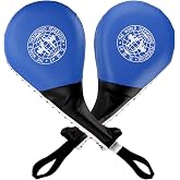 Frcctre 2 Pack Taekwondo Kick Pads, Durable Kicking Target Pads, Punching Paddles Striking Kick Pads for Tae Kwon Do Karate Kickboxing Martial Arts Training, 15 x 7.5, Blue