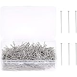 1000PCS Straight Pins, Durable Stainless Steel Dressmaker Pins, Straight Pins Sewing with Plastic Boxes, Fine Satin Pins, Fla