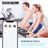 Grifema GA2001 Digital Body Fat Scale, 150kg, BMI, App Sync, Black view 7