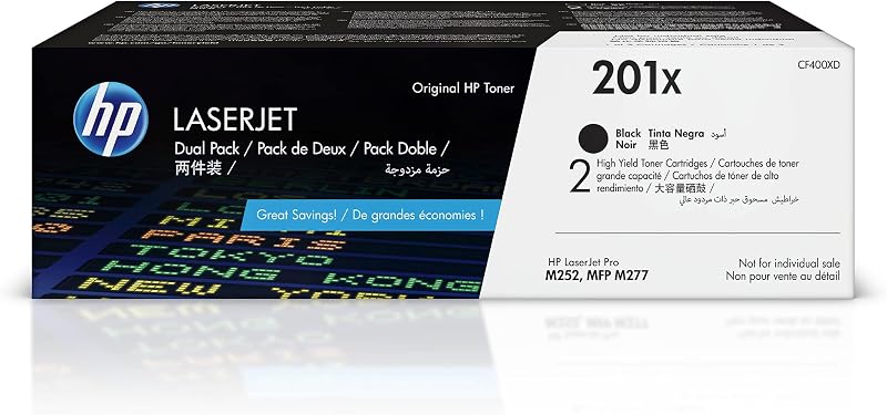 HP Toner Cartridge Black Dual Pack High Yield