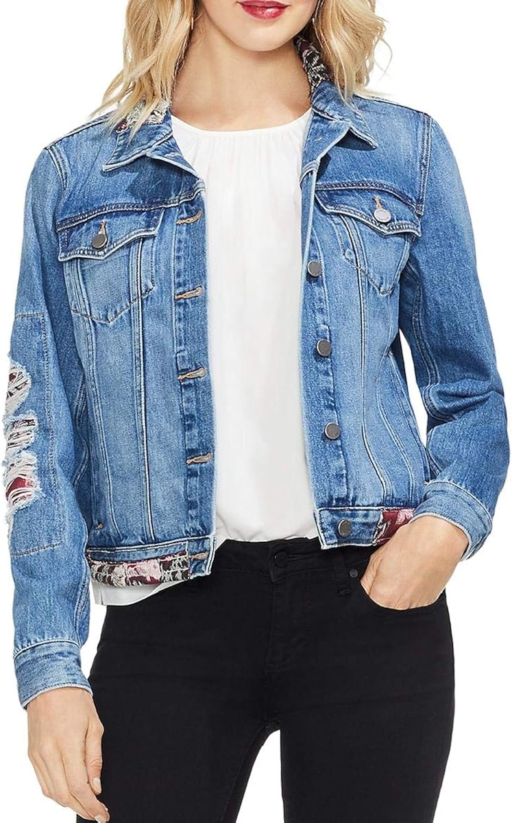 vince camuto jean jacket