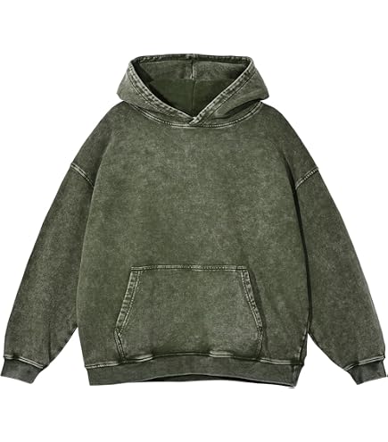 SnowElve Mens Zip Up Hoodie Women Full Zip Hoodies Vintage Acid