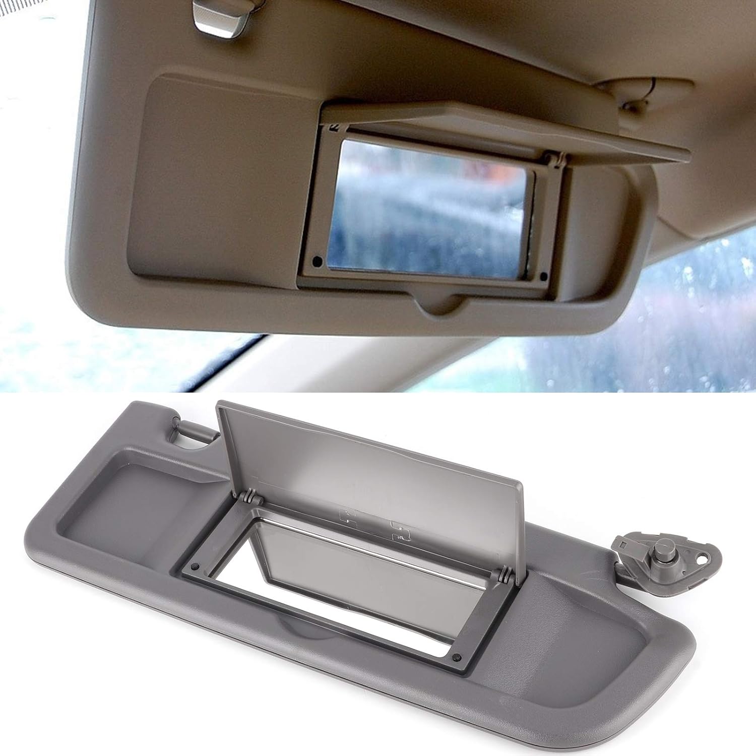 Amazon Co Jp サンバイザー サンバイザー交換車サンバイザーサンシールドカーバイザーエクステンションfor 06 08 Dark Gray ドラッグストア