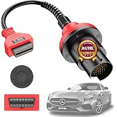 Autel Original BENZ-38 PIN Adapter, 38 Pin to 16 Pin OBDII Connector | Compatible with Mercedes-Benz Pre-2001, Work with OBD2 Diagnostic Scan Tool OBD II Scanner Code Reader