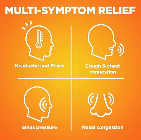 AMAZON BASIC CARE DAYTIME SEVERE COLD & FLU RELIEF CAPLETS, MEDICATION FOR SEVERE COLD AND FLU SYMPTOMS LIKE HEADACHE, FEVER, COUGHING, CHEST & NASAL CONGESTION, VAPOR ICE, 24 COUNT