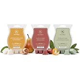 Scentsy Wax Melts, Nature Scents 3 Bar Set, Paraffin Wax Cubes, 7.8 oz | Nature fragrance collection, made in USA paraffin wax cubes for electric warmers, home fragrance, gift set