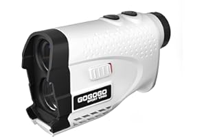 Gogogo Sport Vpro Laser Golf Rangefinder 1200 Yards 6X Gift Range Finder for Hunting with Slope Compensation, Flag Lock, Vibr