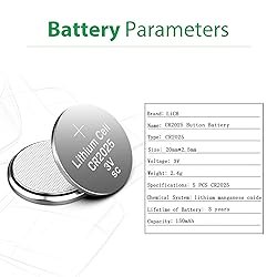 LiCB CR2025 Battery,CR2025 Lithium Batteries,3 Volt