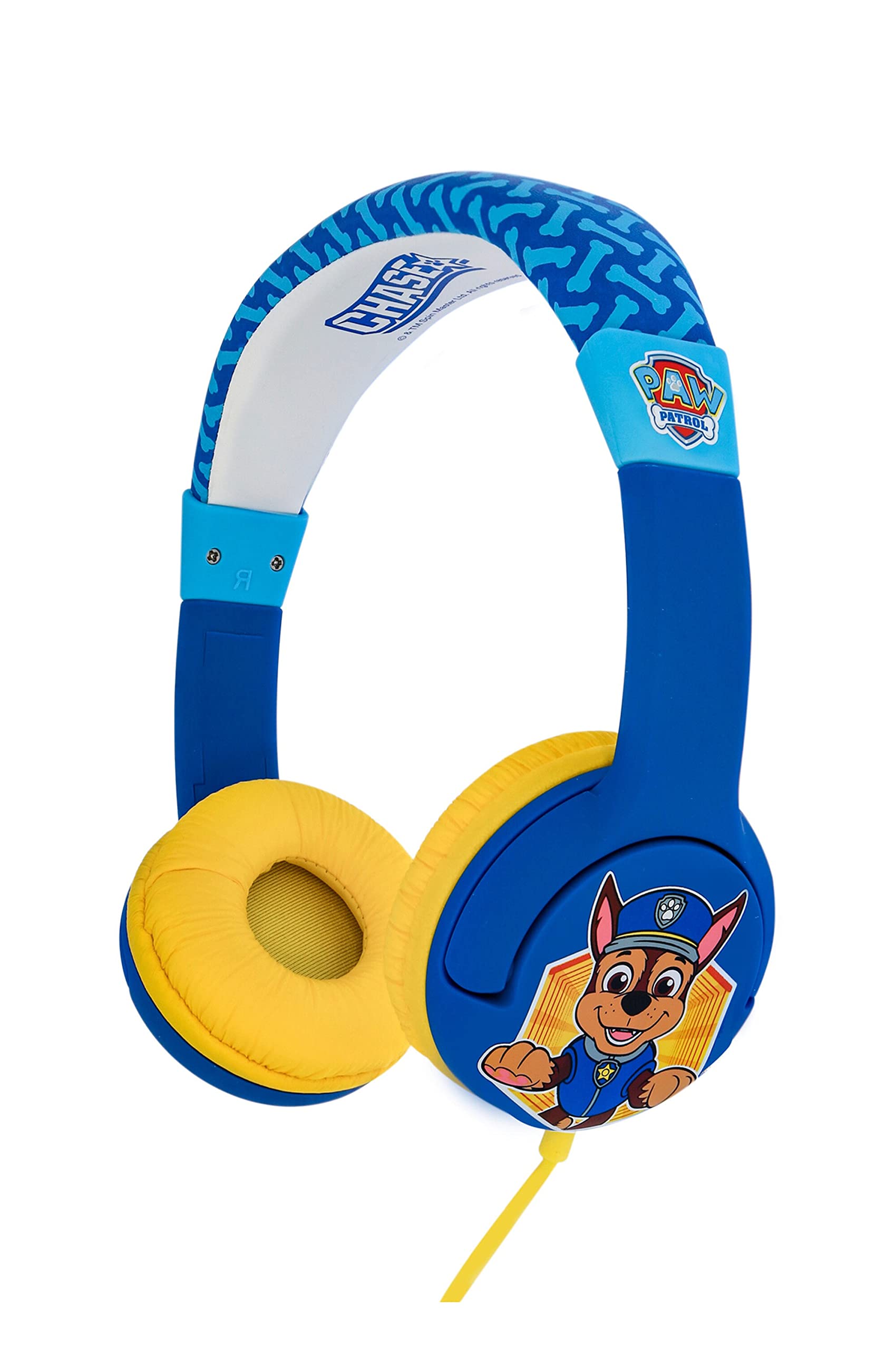 OTL Technologies Paw Patrol Character Chase Kids Wired Headphones in Blue Ages 3-7 Years