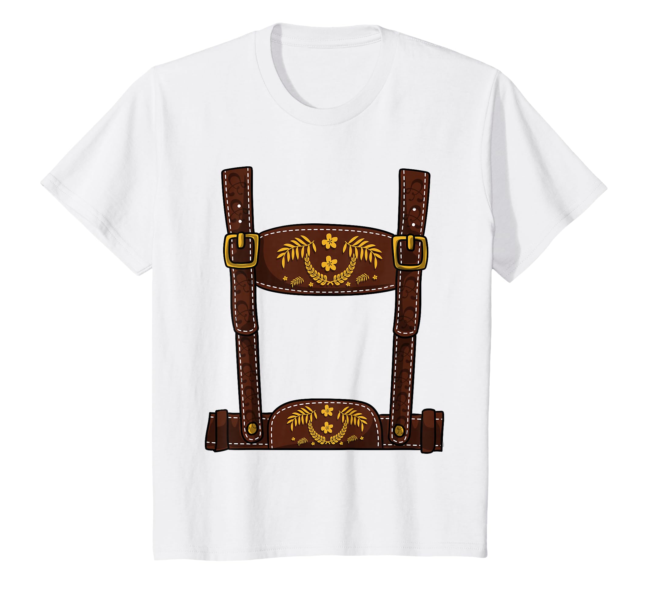 Photo 1 of Kids Lederhosen Outfit - Boys Oktoberfest T-Shirt, Pink
