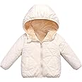 LAVIQK Baby Boys Girls Toddlers Winter Coats Puffer Jacket Hooded Down Snow Jacket Coat Outerwear
