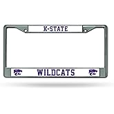 Rico Industries NCAA Unisex-Adult Standard Chrome License Plate Frame