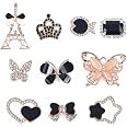 MoreDays Enamel Shoe Charms Jewelry Accessories Decoration for Girls Women Party Favors Birthday Gifts