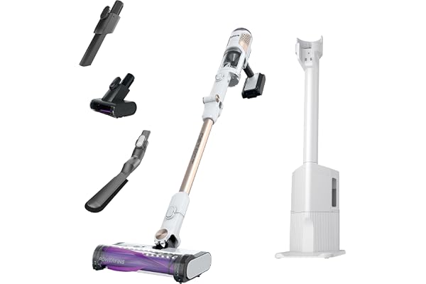 Shark IW4625 Detect Pro Auto-Empty System - Lightweight Cordless Stick Vacuum for Pet Hair with HEPA Filter, Flexible Wand, Portable Handheld, Charging Dock, Self-Cleaning Brushroll, Tools (Renewed)