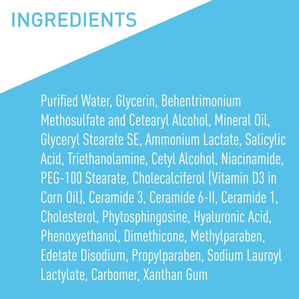 CeraVe Foot Cream with Salicylic Acid | 3 oz | Foot Cream for Dry Cracked' | Fragrance Free