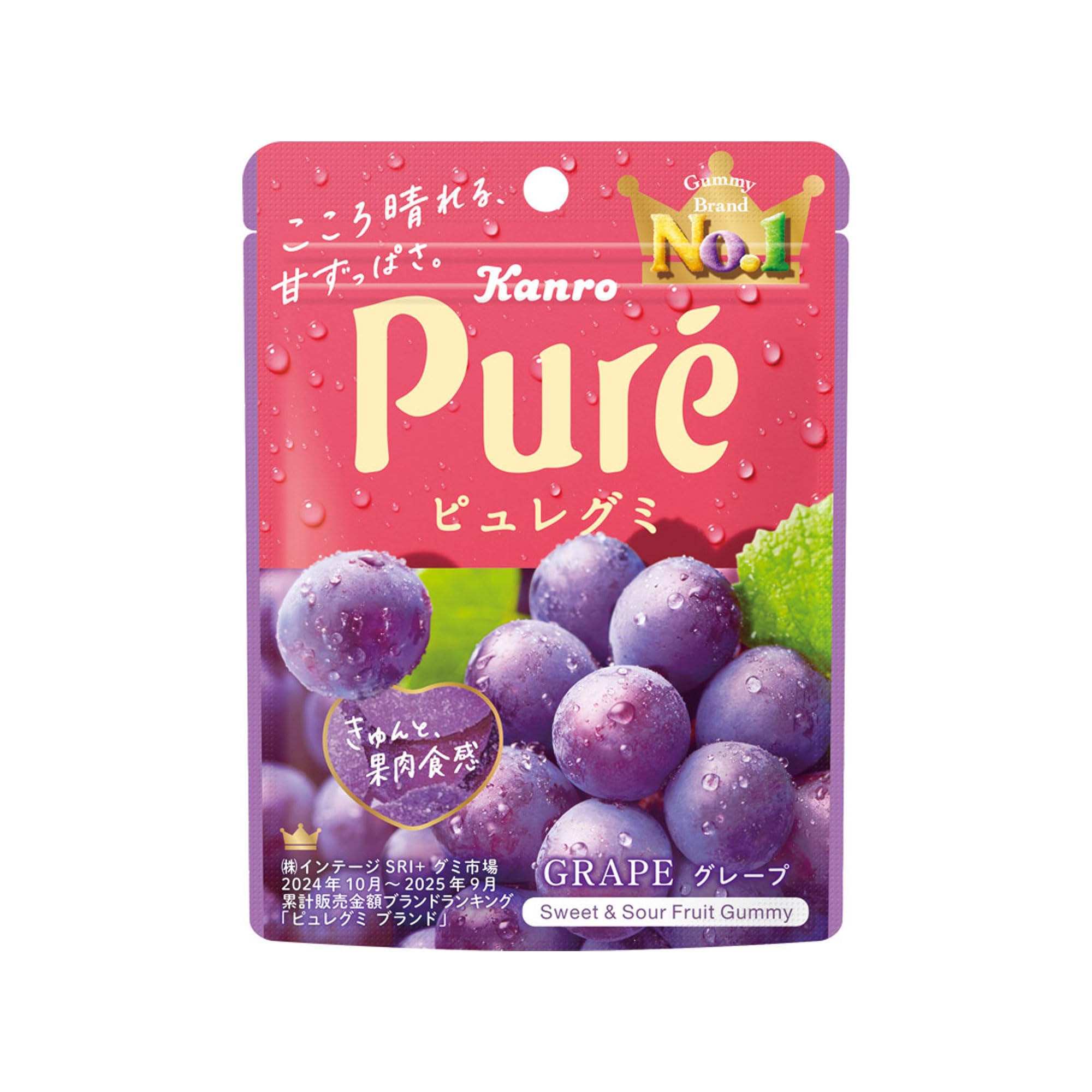 カンロ ピュレグミグレープ 56g×6個商品画像