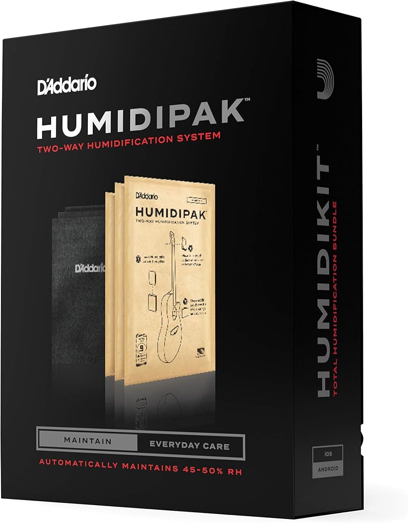 D'Addario Humidipak Humidifier System Maintain Kit for Guitars