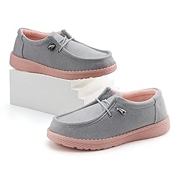 firelli Kids Loafers Boys Girls Canvas Walking