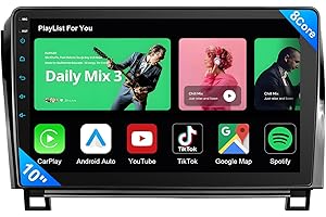 COGAMICHI 8-Core Car Radio for Toyota Tundra 2007-2013 Sequoia 2008-2012 （not fit JBL with Wireless CarPlay & Android Auto, 10 Inch Toyota Tundra Head Unit with Bluetooth GPS Navigation SWC FM Radio