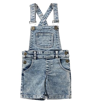 denim short overalls baby boy