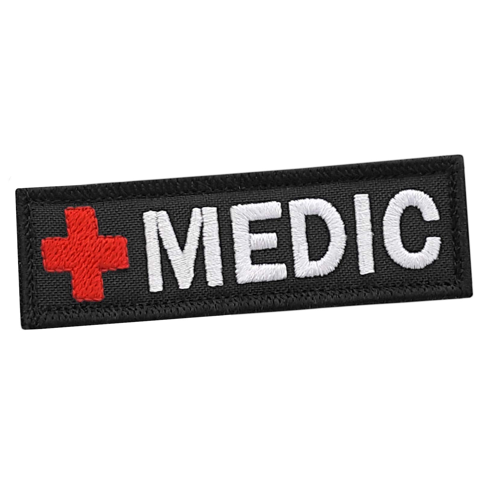 Medic EMS 1x3.5 Medical EMS Paramedic Morale Tactical Military Fastener Patch