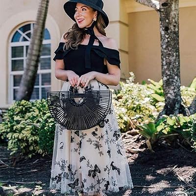 Download Buy Chicwish Women S Cream 3d Butterfly Double Layered Mesh Midi Skirt Online In Taiwan B08gc15yp7