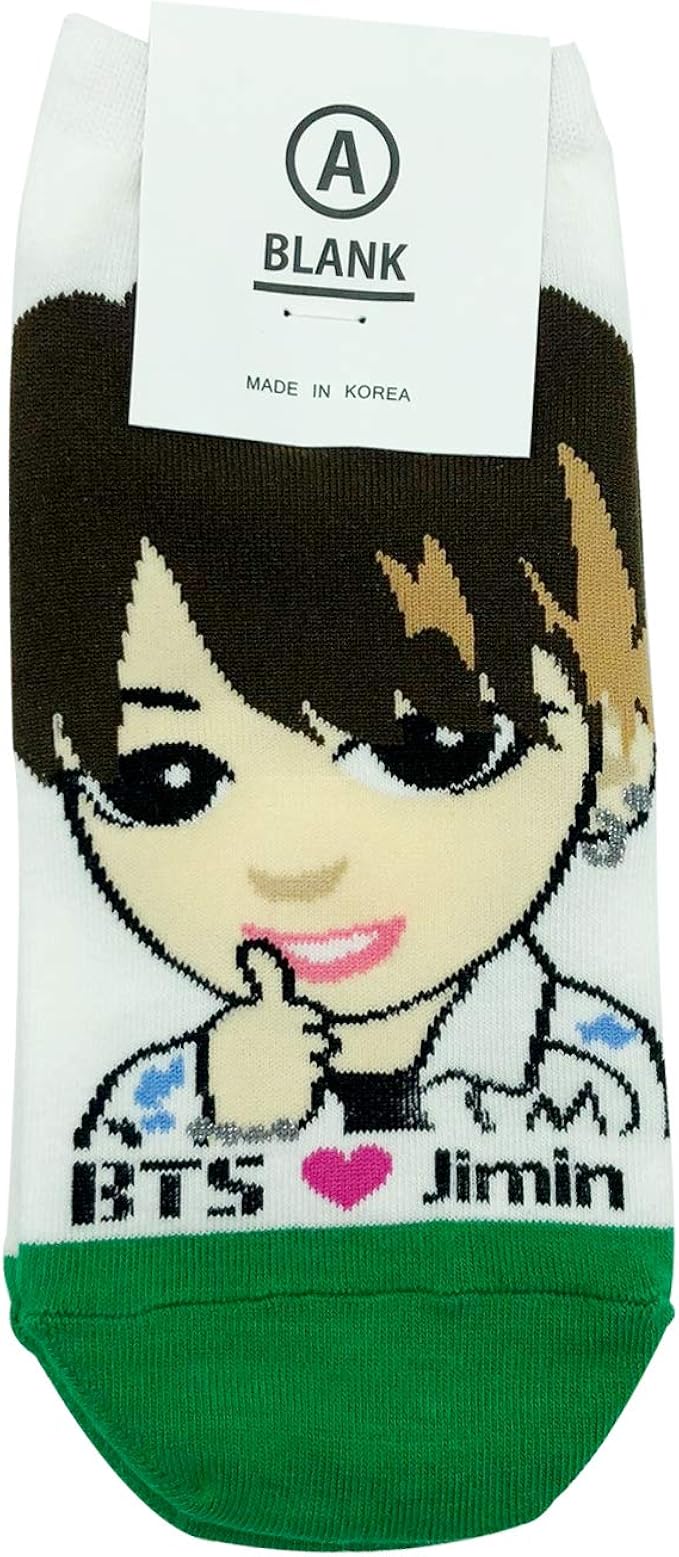 Amazon Kpop Bts 防弾少年団 漫画キャラクター ソックス 韓国製 ソックス 通販
