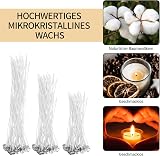 VARHHUXHA Candle Wicks 150Pcs 10/15/20cm Cotton Pre Waxed with Holders & view 4