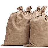 Sandbaggy Burlap Bags for Vegetables & Gardening, 22" X 36"- Burlap Sacks Perfect for Kids - Plant Covers - Holds Up to 50lbs