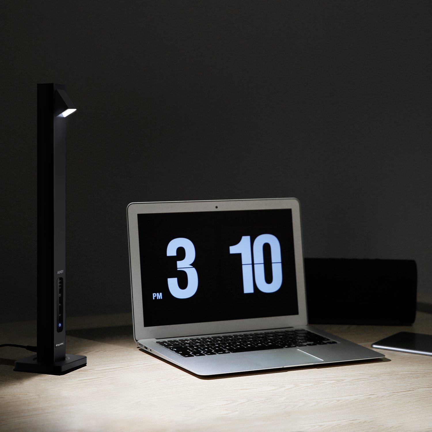 AUKEY Desk Lamp with Space-Saving Design, Metal Dimmable ...