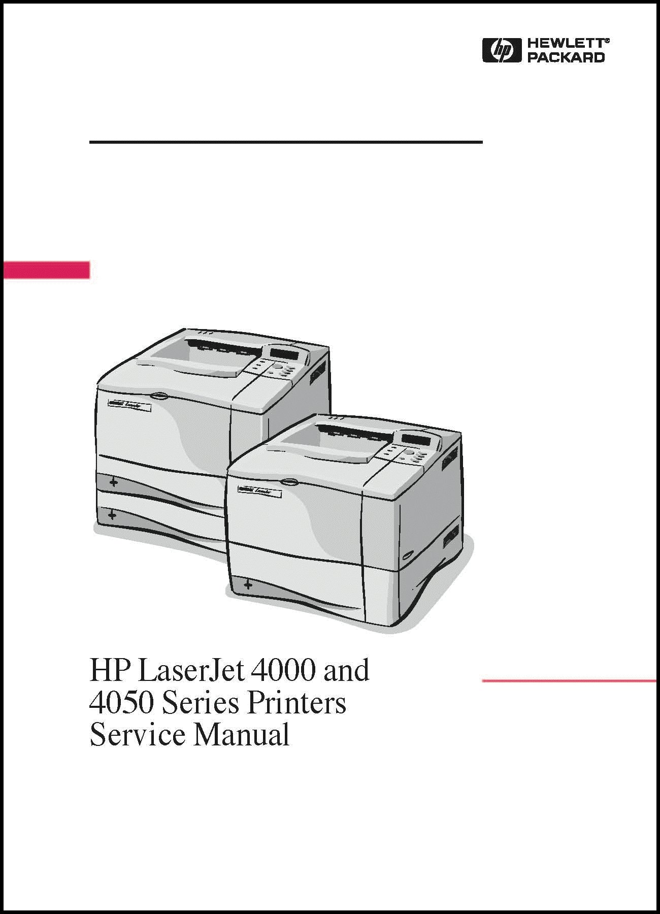HP LaserJet Printer 4000/4050 394 page Service Manual: HP: Amazon.com