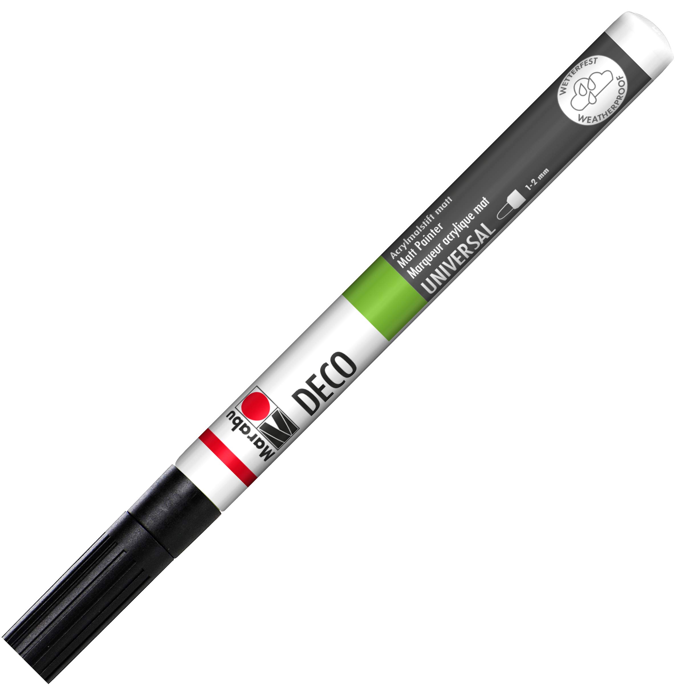Marabu Deco Painter Pen (1-2mm Tip) - 073 Black